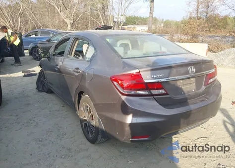 2015 Honda Civic Ex из США, поврежденный, VIN 2HGFB2F8XFH508799